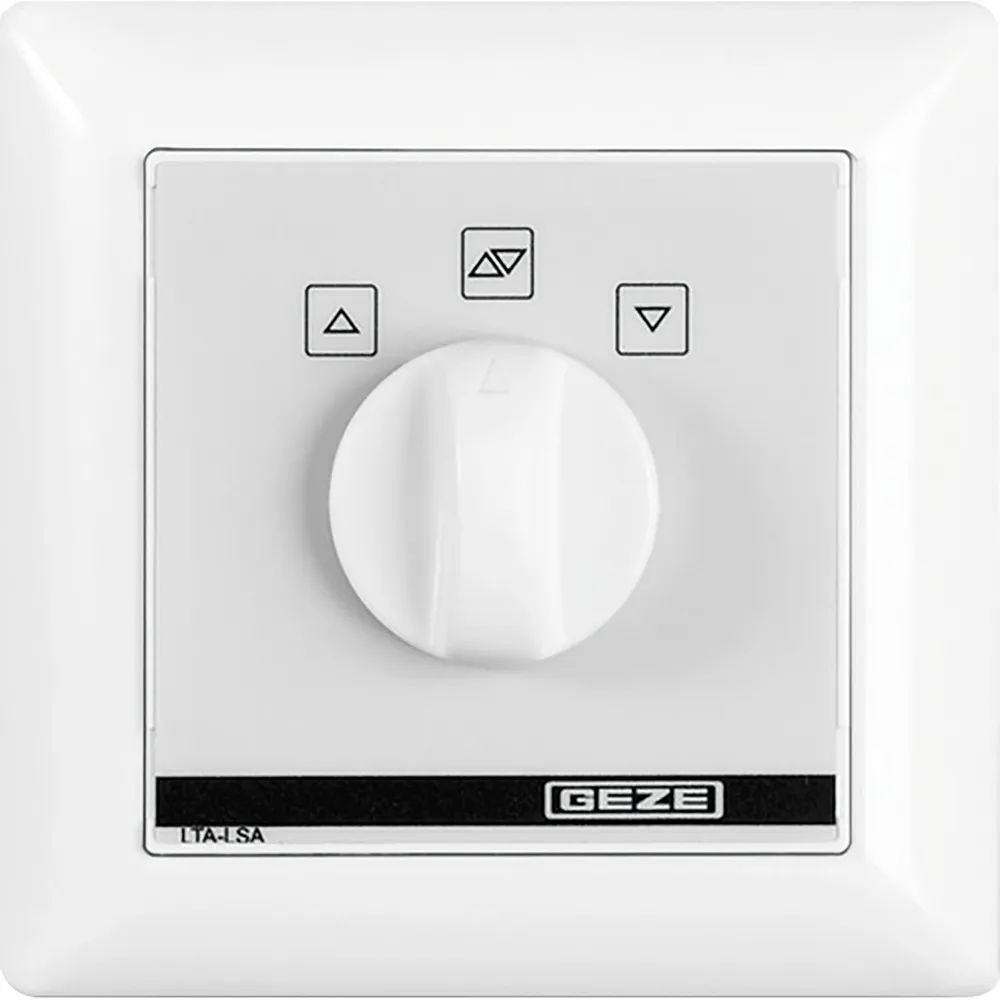 GEZE Lüftertaster/Lüfterschalter LTA-LSA für E 212 R1, 230V, Kunststoff weiß