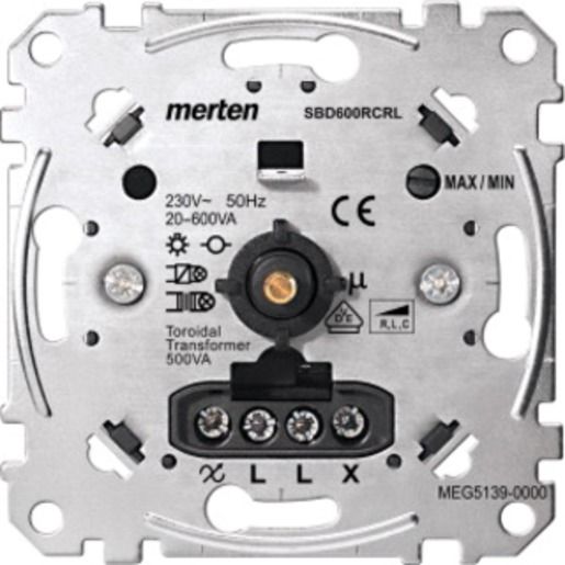 Merten UNI-DIMMEREINS. 600W / MERTEN MEG5139-0000