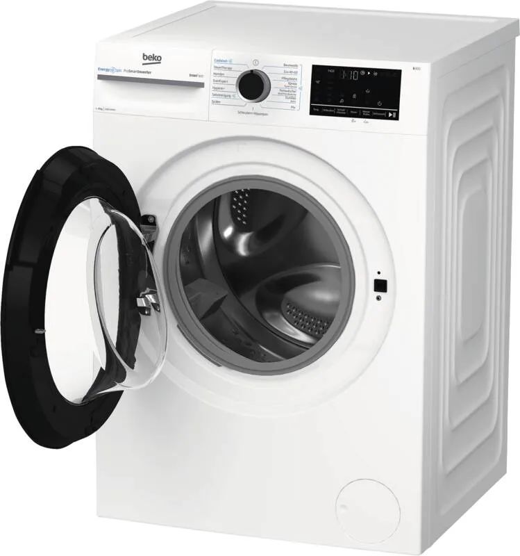 Beko BM3WFU48413W Waschmaschine, 1-8 kg, Weiß