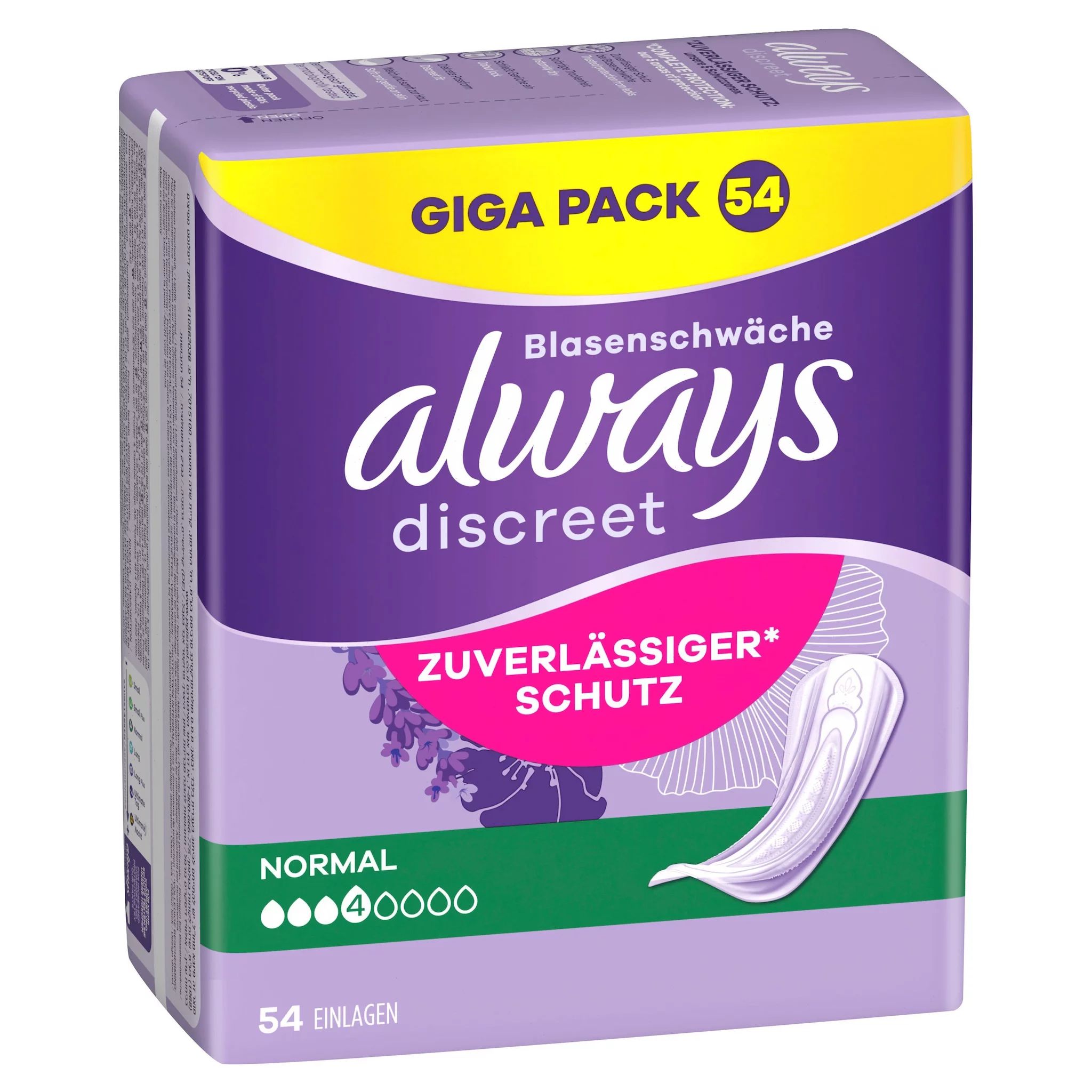 always Discreet Inkontinenz Normal Gigapack 54
