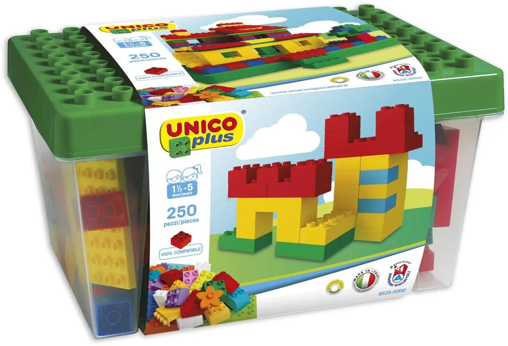 Androni Giocattoli s.r.l. Bausteine 250 Teile Unico