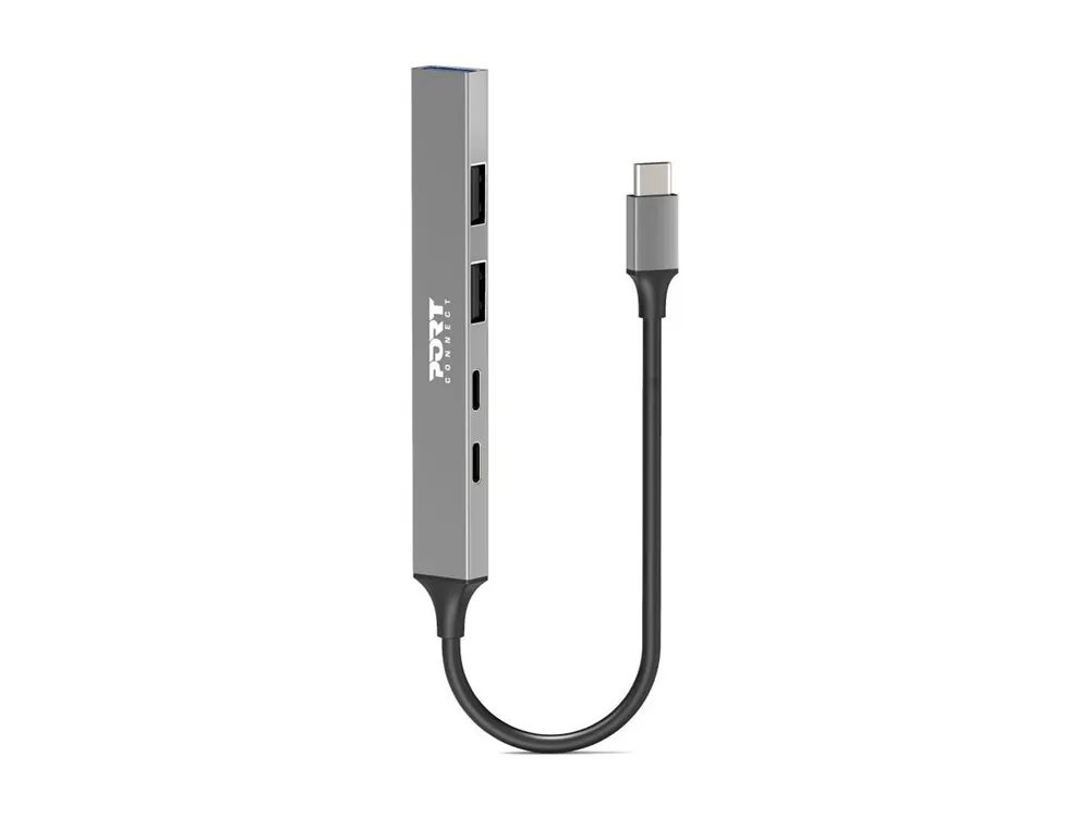 PORT Designs PORT Connect - Hub - 1 x USB-C + 1 x USB-C (Spannungsversorgung)