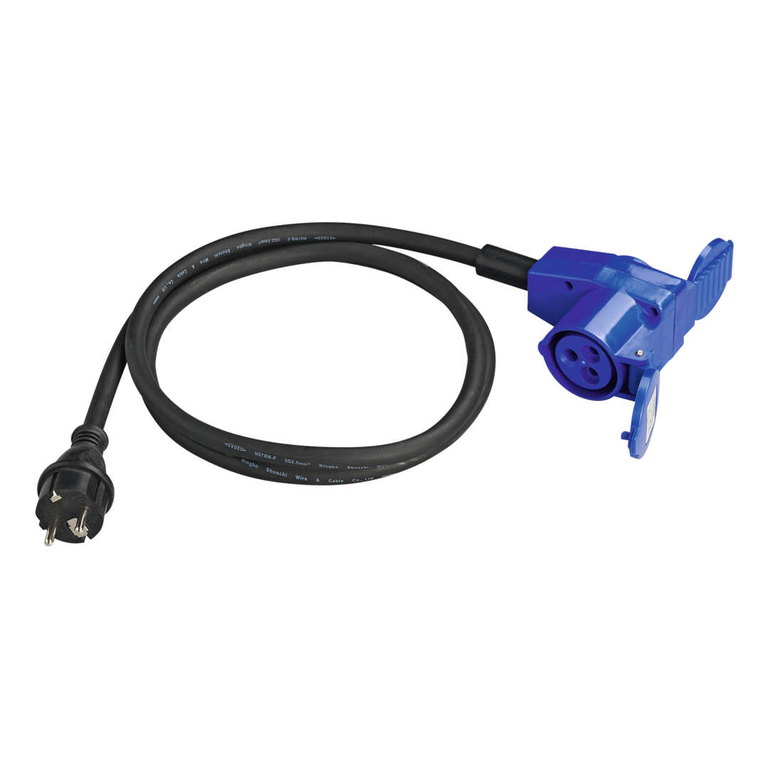 InnTec Adapterkabel Schuko-Stecker W 150 cm