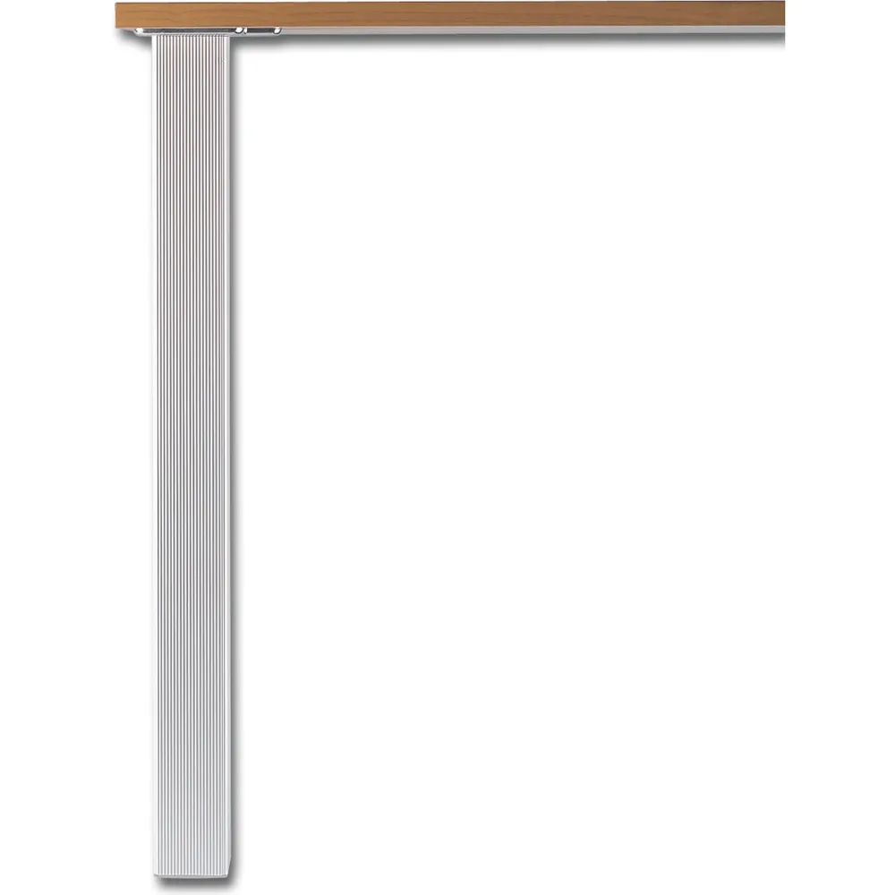 Camar s.p.a. ARTICOLI TECNICI CAMAR Tischfuß Quadra 60 x 60 mm, Länge 705 mm, Aluminium silber gerillt
