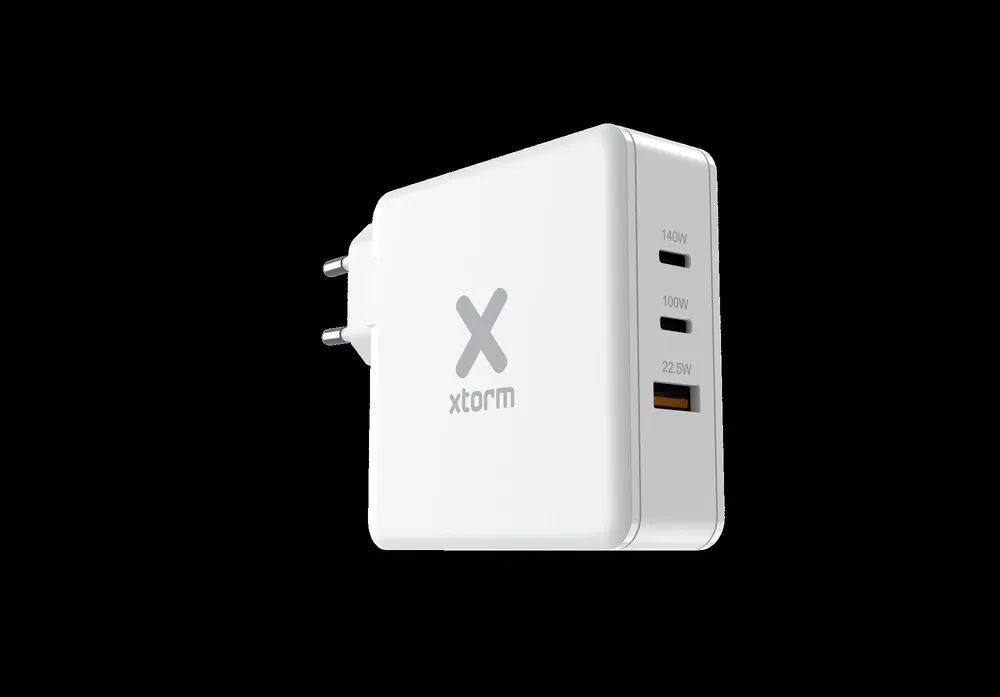 XTORM GaN Netzlader, 2x USB-C PD & 1x USB-A, 140W