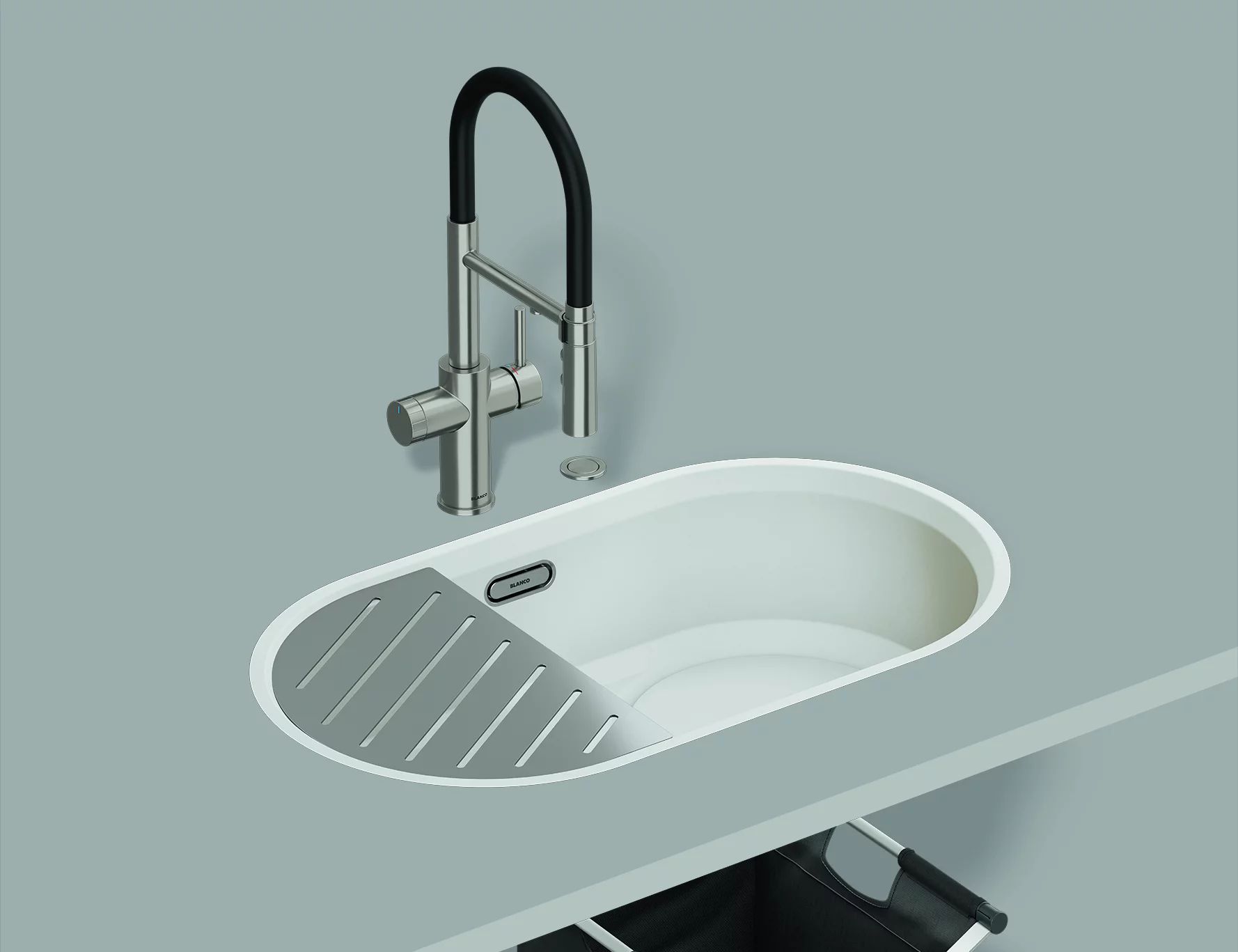 BLANCO OOVALON 700-U matte white