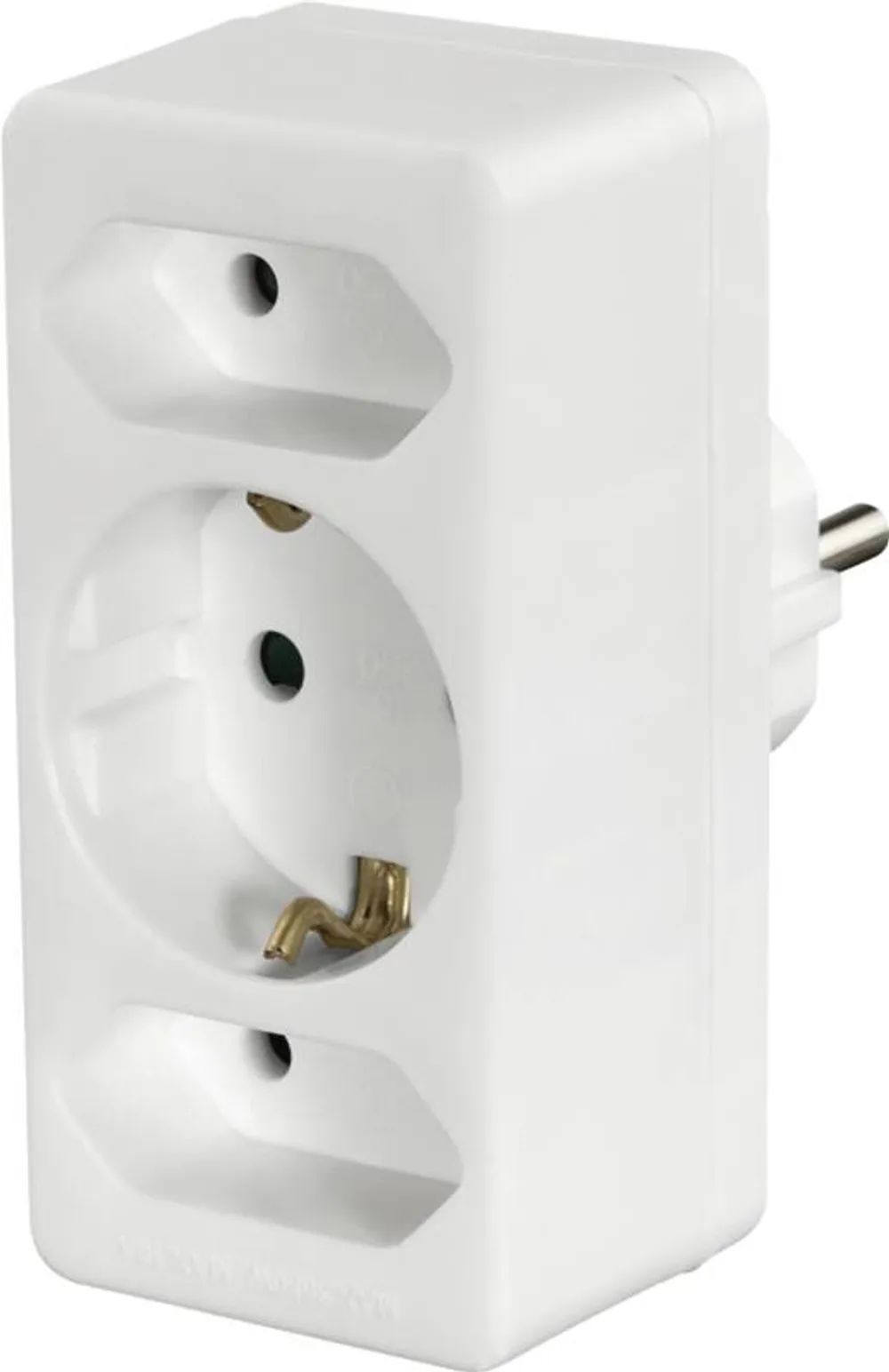 Hama Steckdosenadapter 223215 STECKDOSENADAPT/2EU/1SCHUKO/BS
