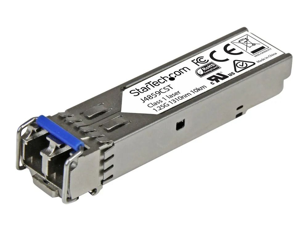 StarTech.com Gigabit LWL SFP Transceiver Modul - HP J4859C kompatibel - SM/MM LC mit DDM - 10km / 550m - 1000Base-LX - SFP (Mini-GBIC)-