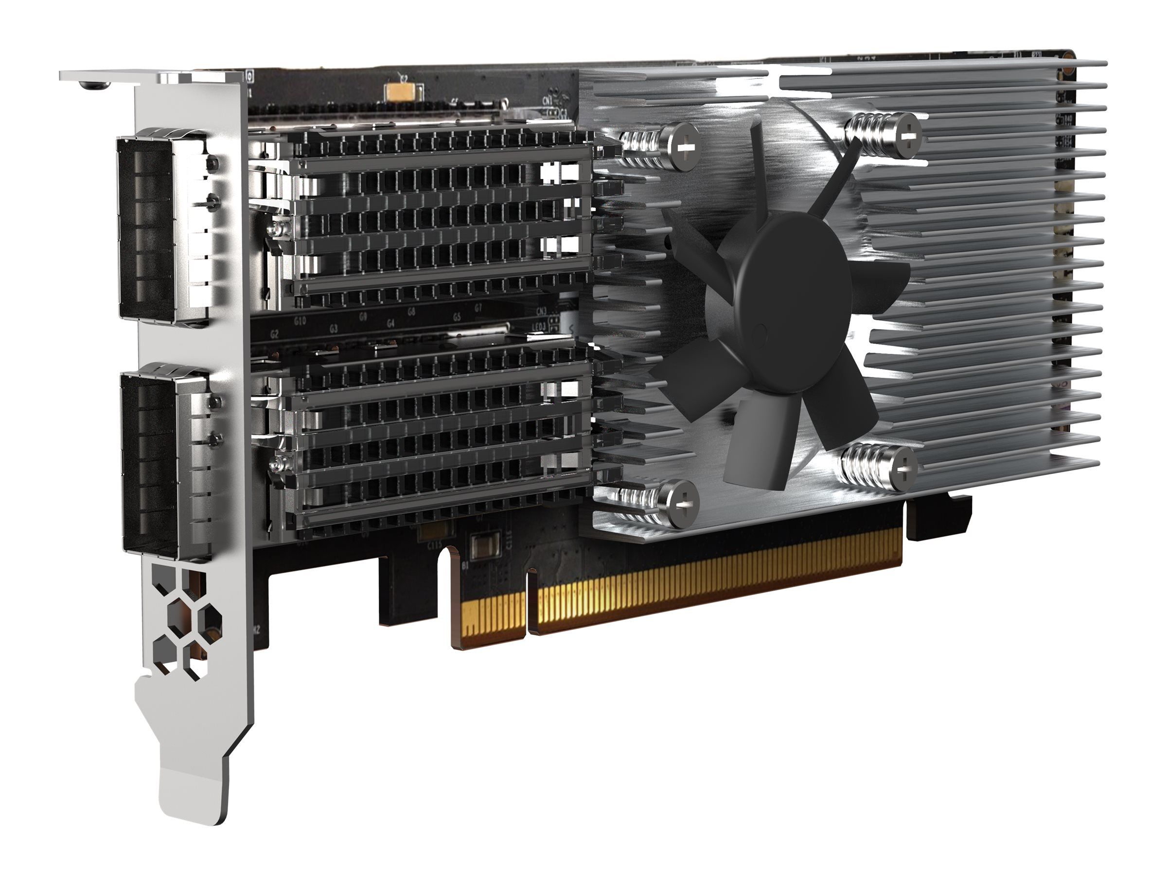 QNAP QXG-100G2SF-E810 - Netzwerkadapter - PCIe 4.0 x16 Low-Profile