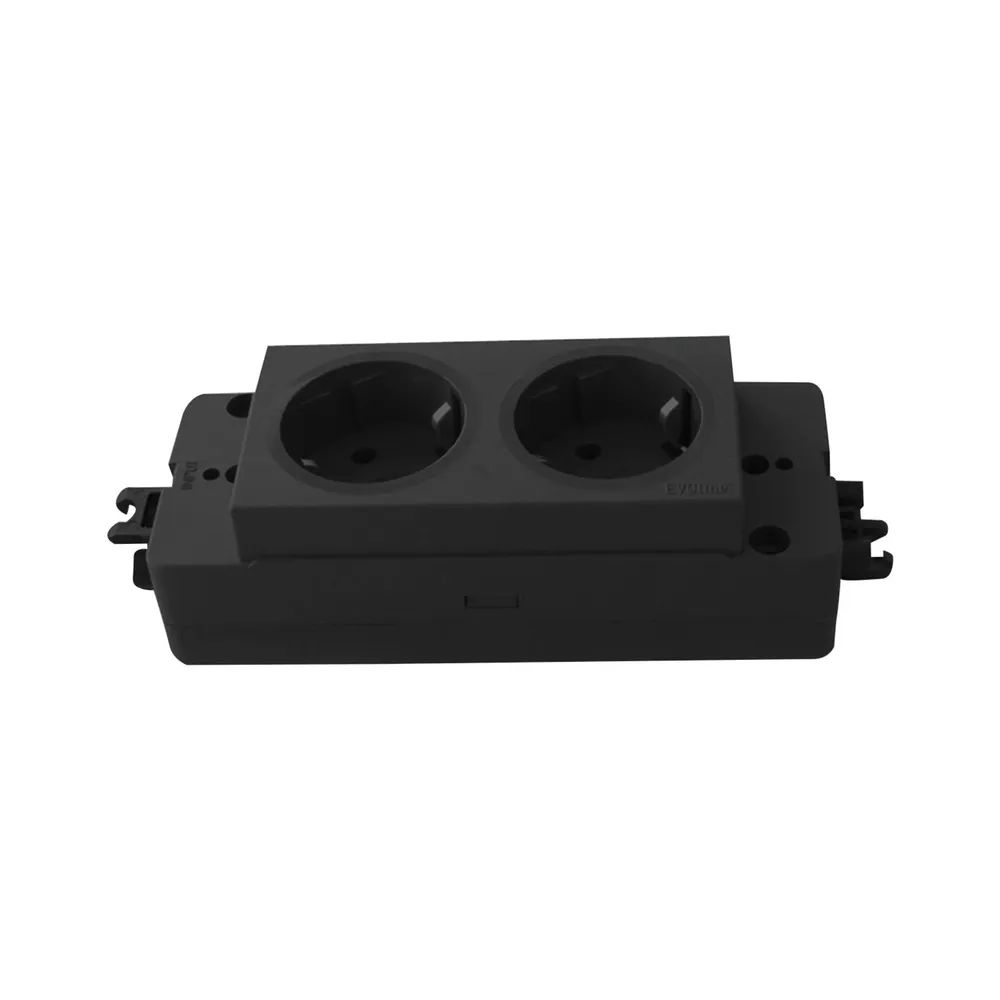 EVOline Steckdosenleiste EVOline Express 2 x Schuko, GST, schwarz