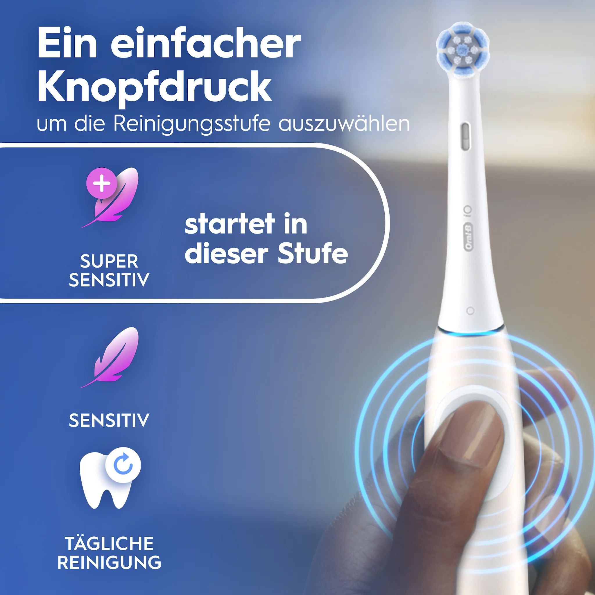 Oral-B iO Series 2, mit Reiseetui Calm Pink