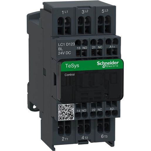 Schneider Electric SCHÜTZ 12A-24VDC FEDERKLEMM. / SCHN.E LC1-D123BL LC1D123BL