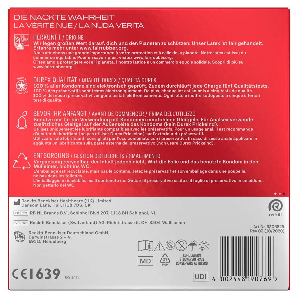 Durex Extra Gefühlsecht XXL 30er