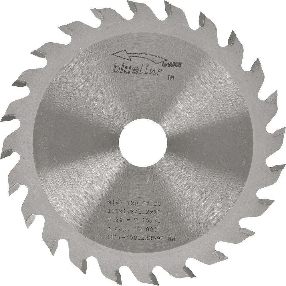 AKE Kreissägeblatt HW ø 120 x 1,2 x 20 mm Z24 Wechselzahn (WZ) positiv