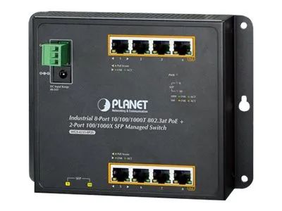 Planet WGS-4215-8P2S - Switch - managed - 8 x 10/100/1000 (PoE+)