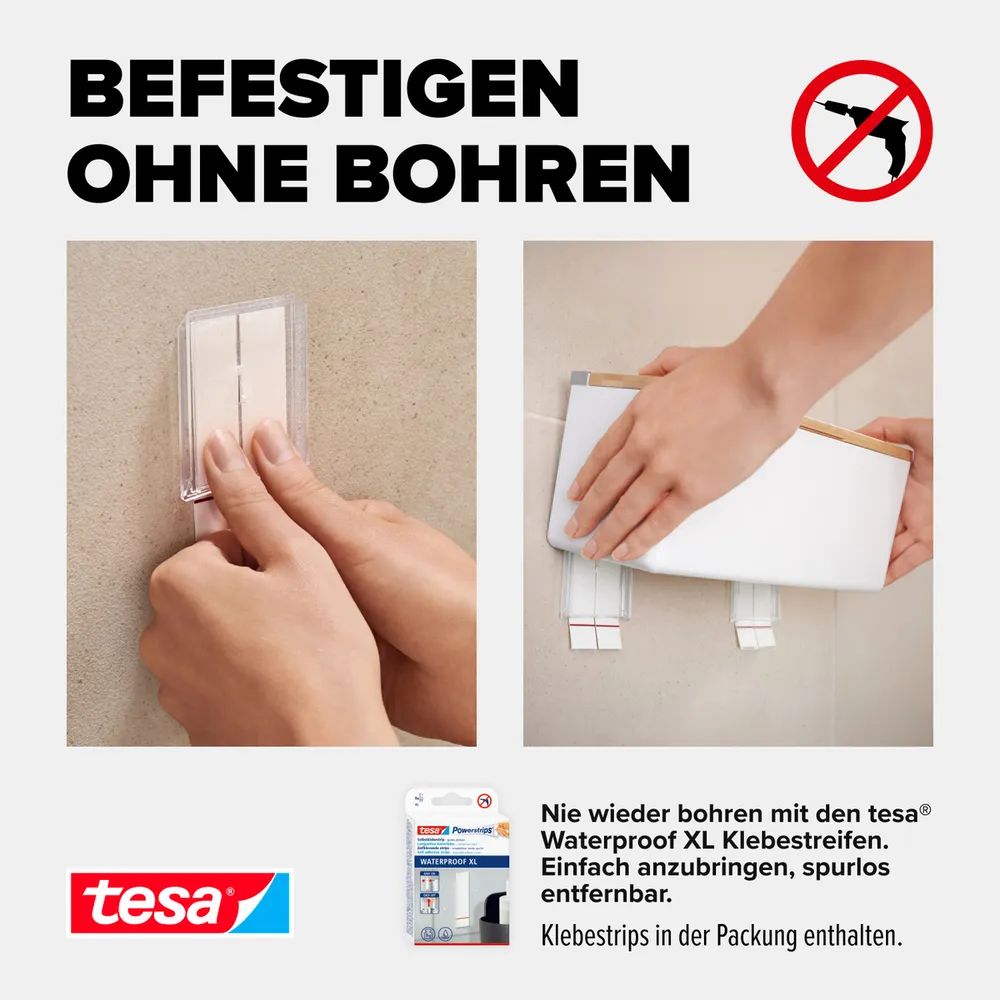tesa® BABOO Aufbewahrungsbox mit Deckel, mittelgroß 