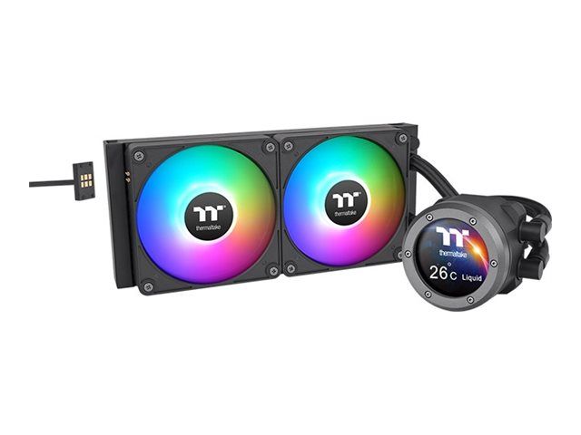 Thermaltake TH240 V2 Ultra EX ARGB Sync - Prozessor-Flüssigkeitskühlsystem - Kühlergröße: 240 mm - (für: LGA1156, AM2, AM2+, AM3, LGA1155, AM3+, LGA2011, FM1, FM2, LGA1150, LGA2011-3, LGA1151, AM4, LGA2066, LGA1200, LGA1700, AM5)