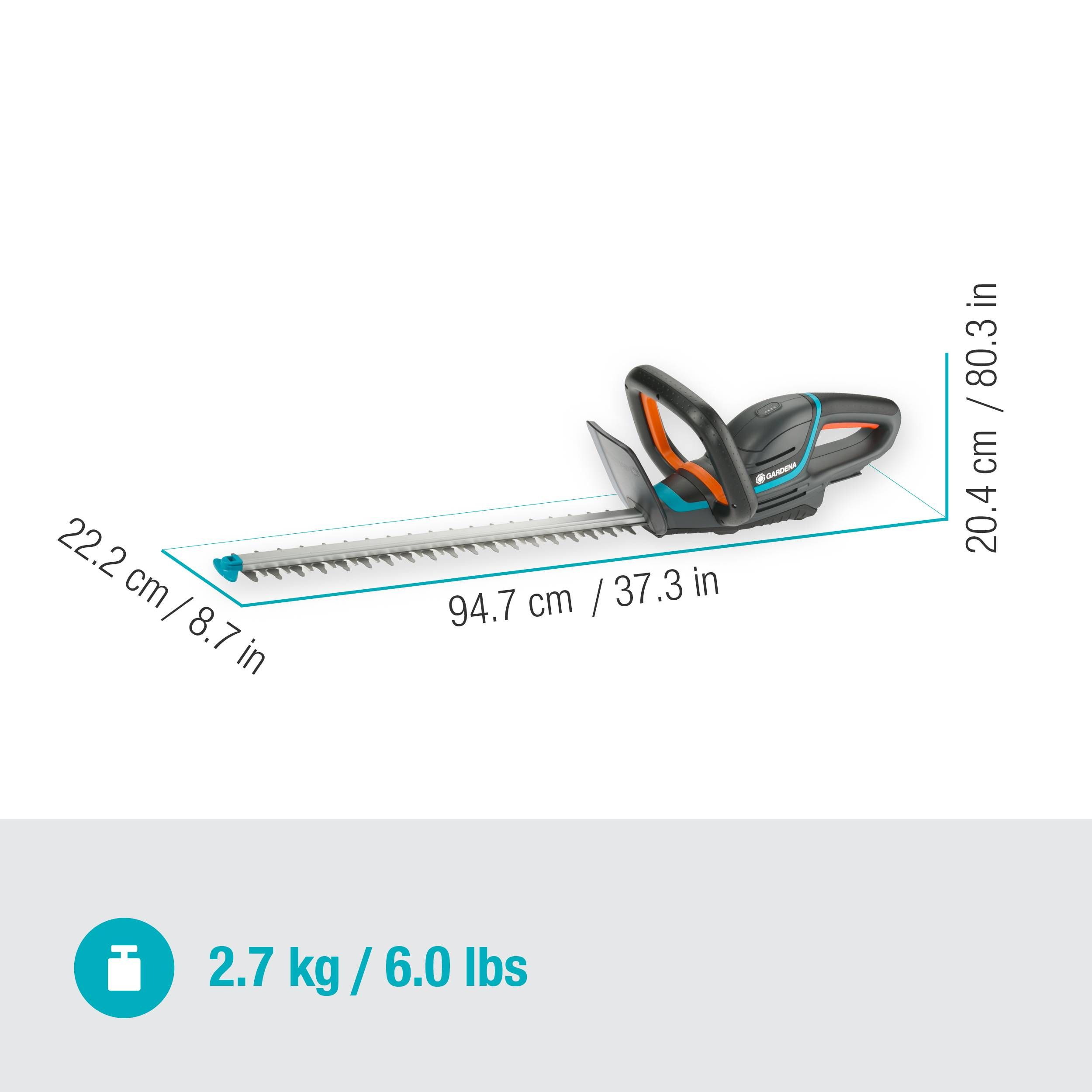 Gardena Akku-Heckenschere ComfortCut 50/18V-P4A solo