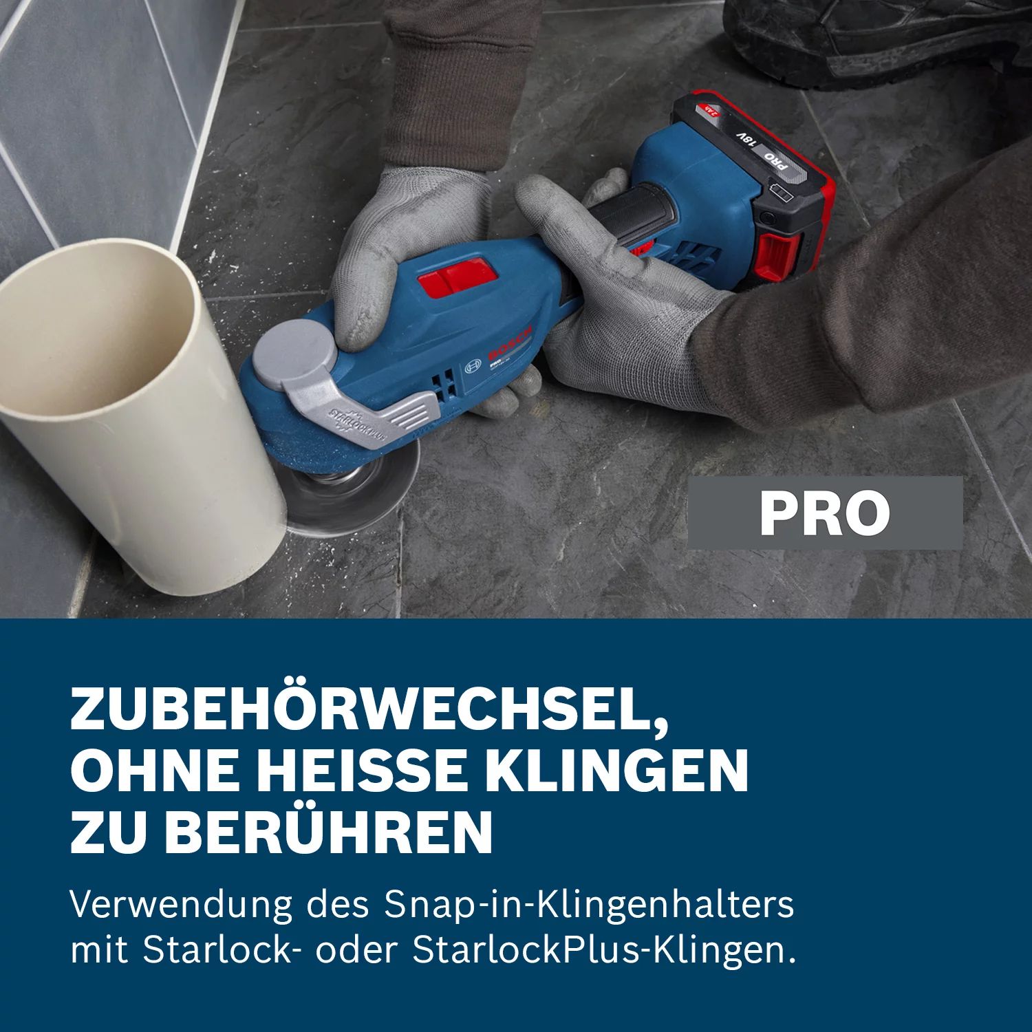 Bosch GOP18V-30 Akku-Multifunktionswerkzeug solo