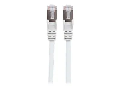 Intellinet Network Patch Cable, Cat7 Cable/Cat6A Plugs, 20m, White, Copper, S/FTP, LSOH / LSZH, PVC, RJ45, Gold Plated Contacts, Snagless, Booted, Lifetime Warranty, Polybag - Netzwerkkabel - RJ-45 (M)