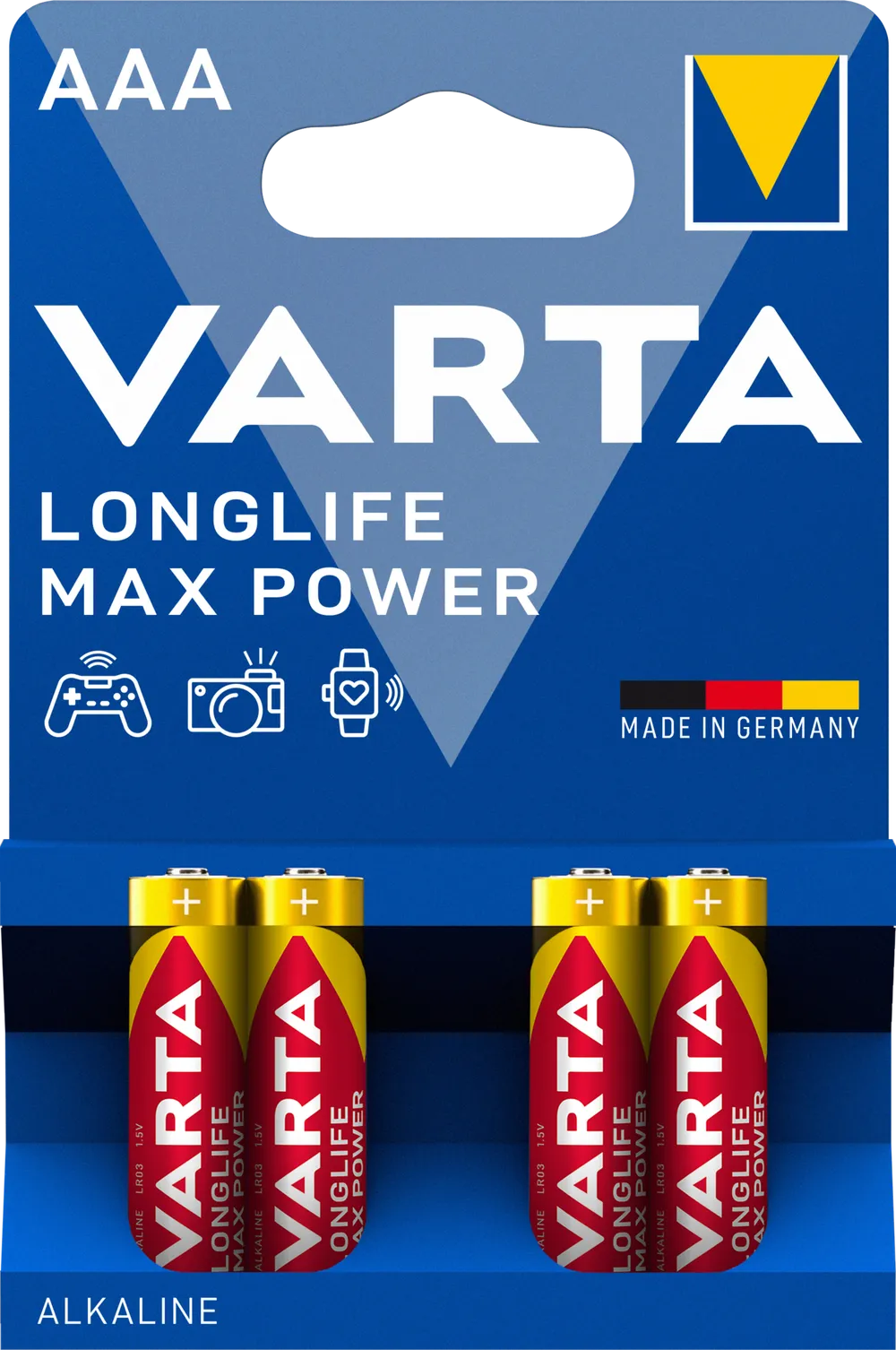 VARTA LONGLIFE Max Power AAA Blister 4