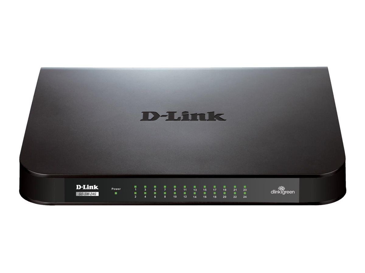 D-Link GO-SW-24G - Switch - unmanaged - 24 x 10/100/1000
