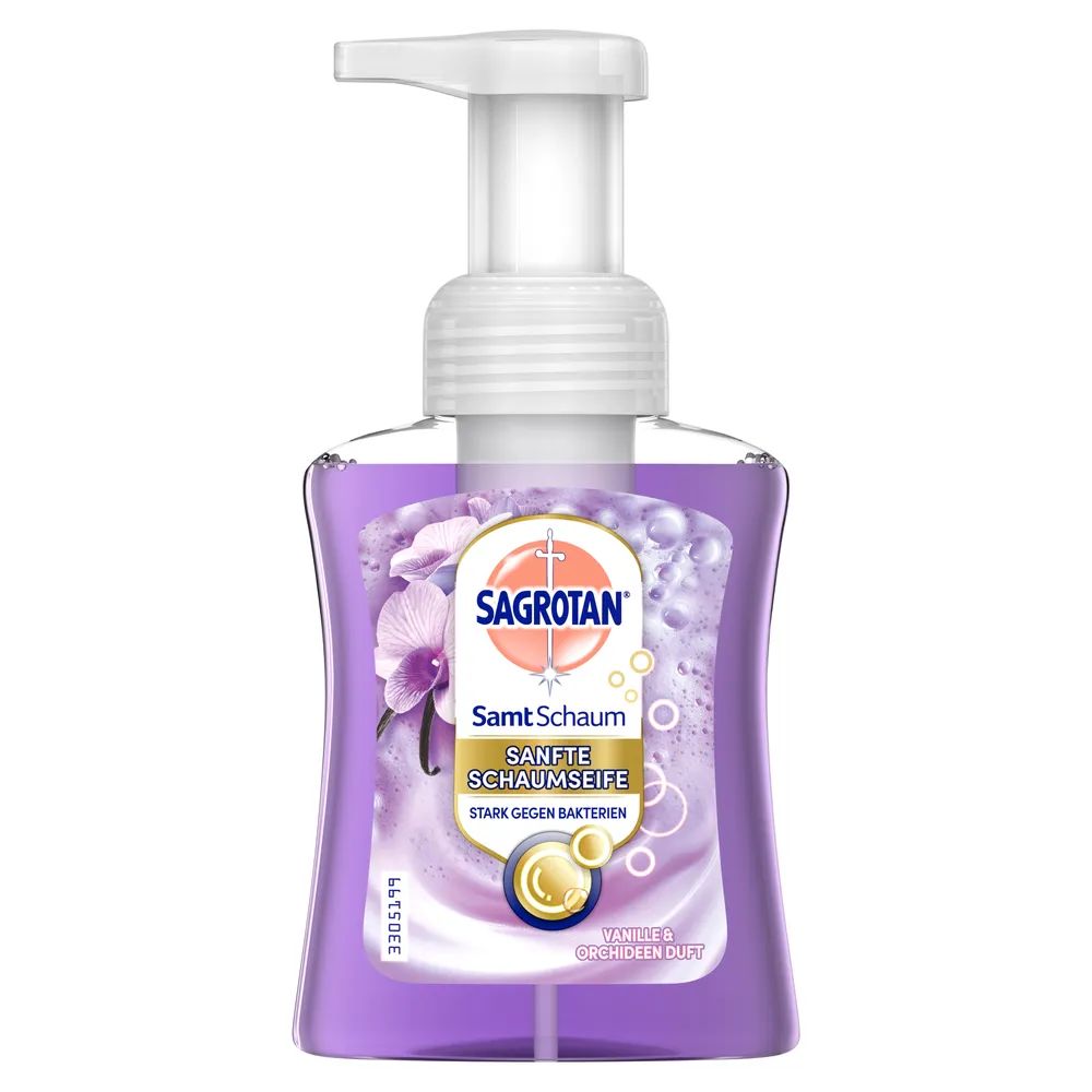 Sagrotan Samt-Schaum Seife Vanille & Orchidee 250ml
