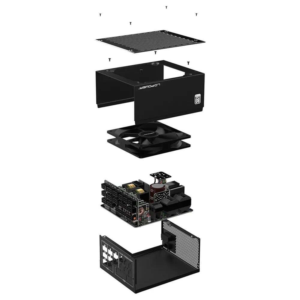 LC-Power Platinum Serie LC1000P V3.1 Modular - PC-/Server Netzteil - ATX