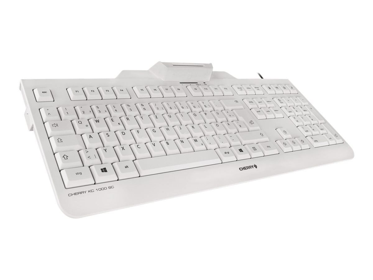 Cherry KC 1000 SC - Tastatur - Deutsch - Pale | 656602017