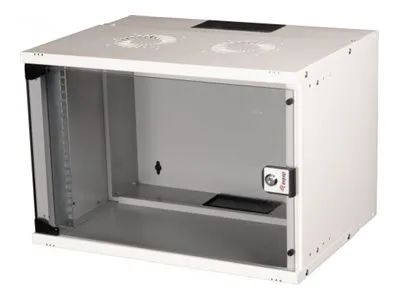 Equip Eco Mount - Schrank Netzwerkschrank - 540 x 400 mm - geeignet für Wandmontage - RAL 7035, Hellgrau - 7U - 48.3 cm (19")