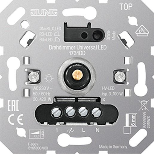 Jung DREHDIMMER UNIVERSAL LED / JUNG 1731DD