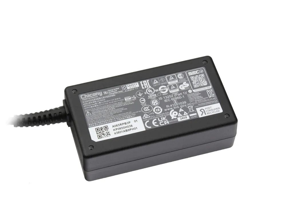 Acer Adapter Type-C PA-1650-58AD - PC-/Server Netzteil - 65.000 W