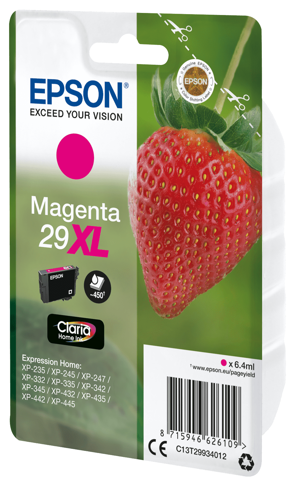 Epson 29 Tinte Erdbeere Single, XL, magenta