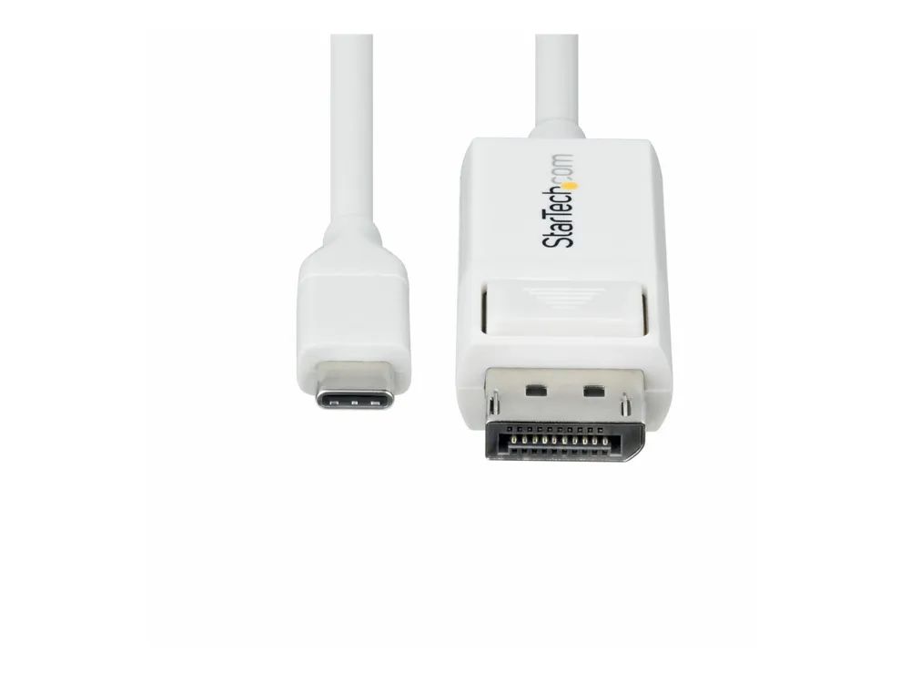 StarTech.com 6.6ft (2m) USB C to DisplayPort 1.2 Cable, Bidirectional - DisplayPort-Kabel - 24 pin USB-C (M)