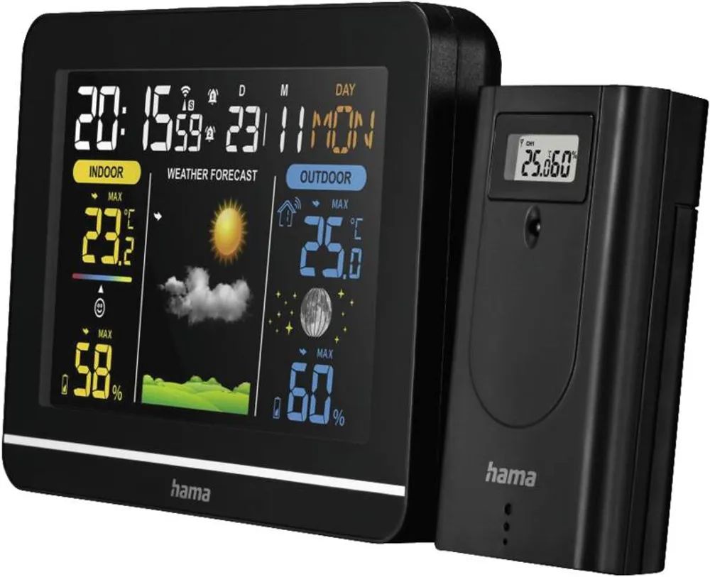 Hama Wetterstation "Usedom", Schwarz