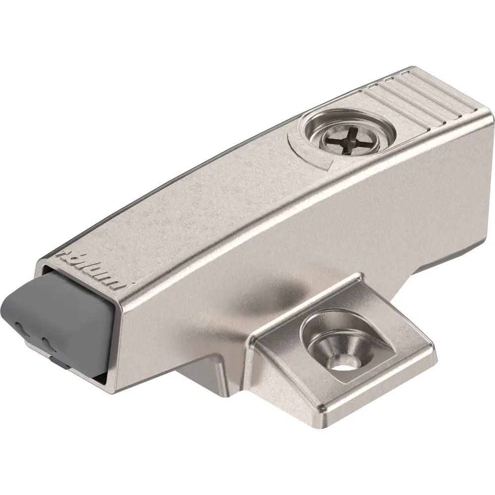 BLUM BLUMOTION 971A, Kreuzadapterplatte, Bauhöhe 25, Zink vernickelt