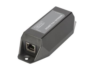 DIGITUS Gigabit Ethernet PoE+ Repeater, 802.3at, 22 W
