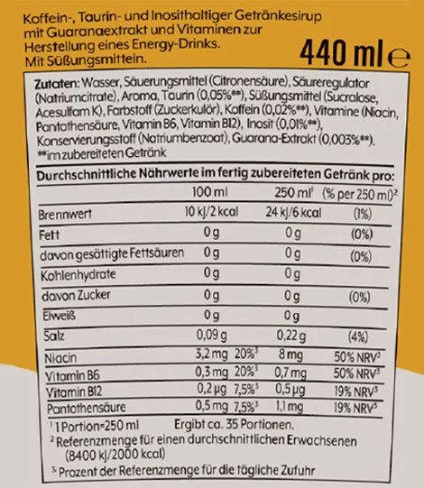SodaStream Mirinda Sirup,  440ml