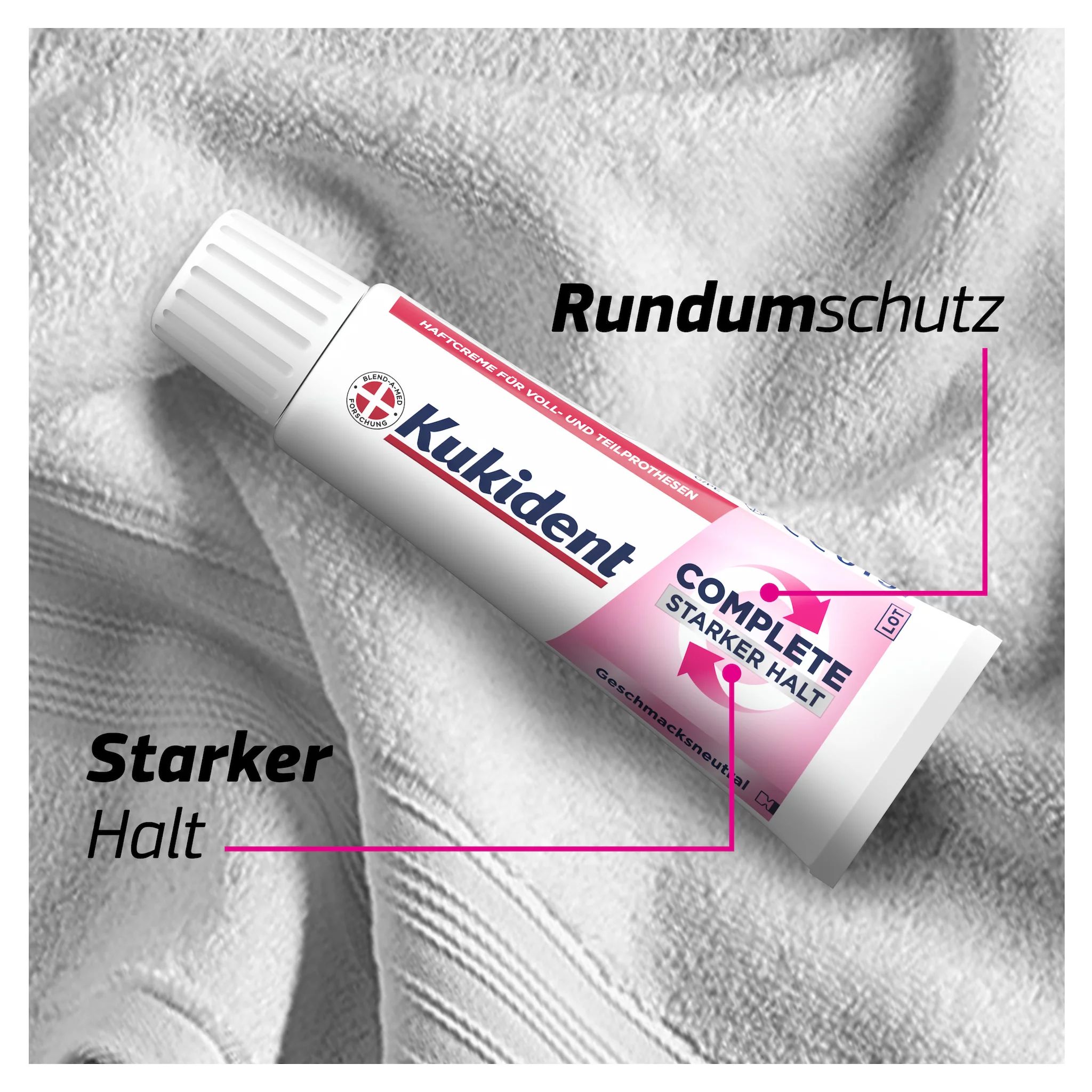 Kukident Haftcreme Complete Geschmacksneutral 47g