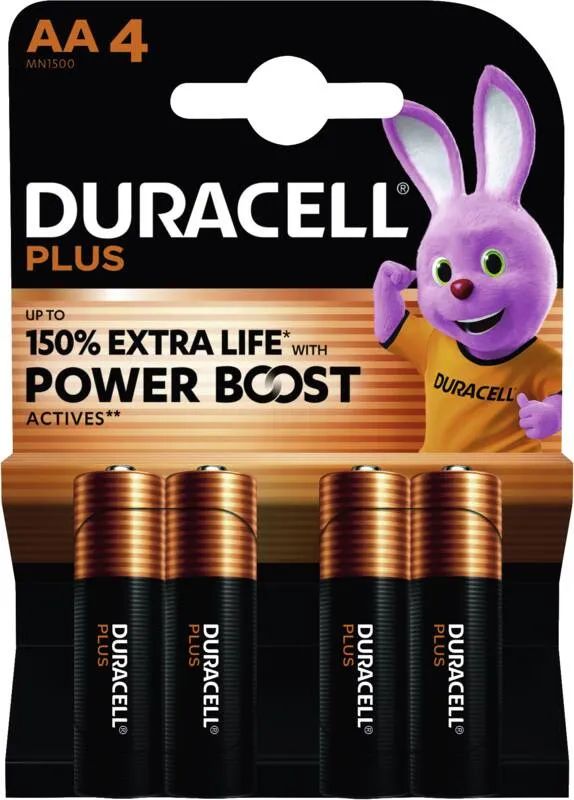 Duracell PLUS-AA BOOST K4 / DURACE MN1500/LR6 176027