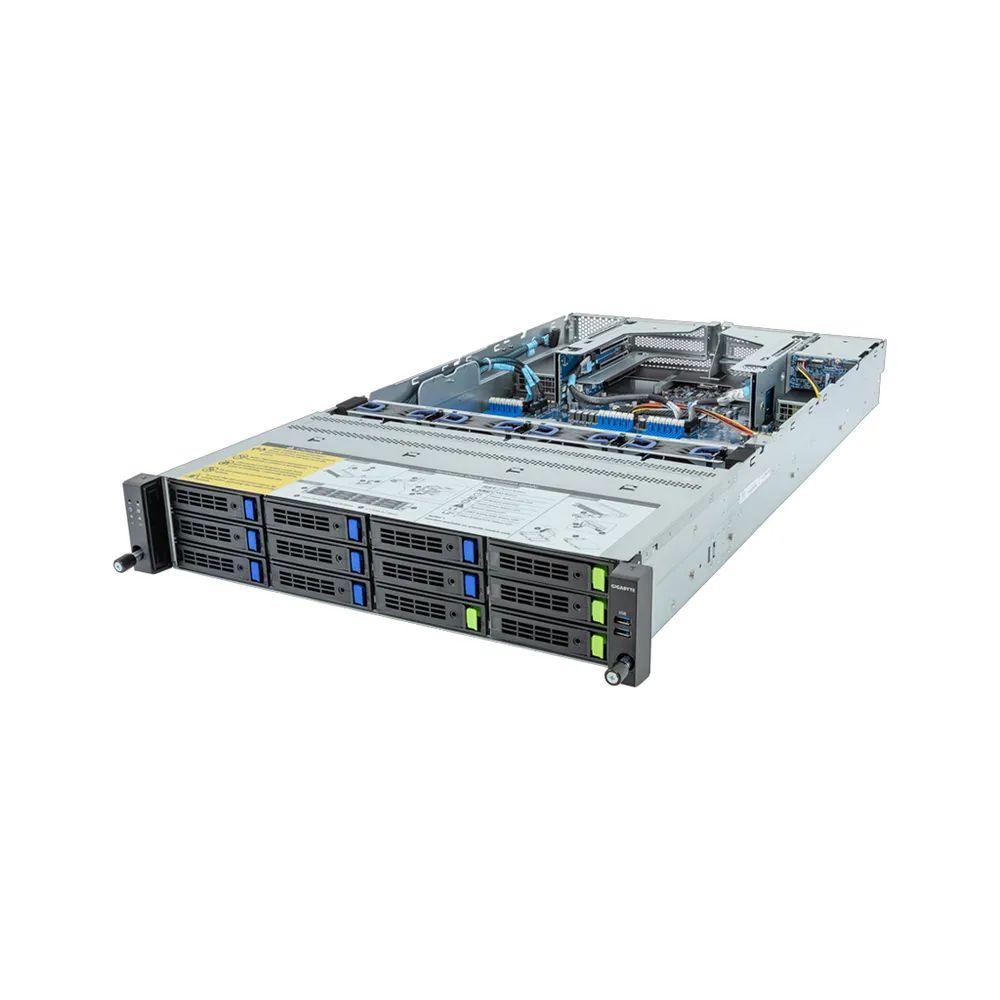 Gigabyte R283-Z91-ACV1 Rev. 3.x Rack Server 2U Dual Sockel SP5 - Barebone - AMD EPYC