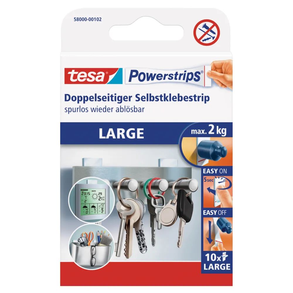 Tesa Powerstrips Large