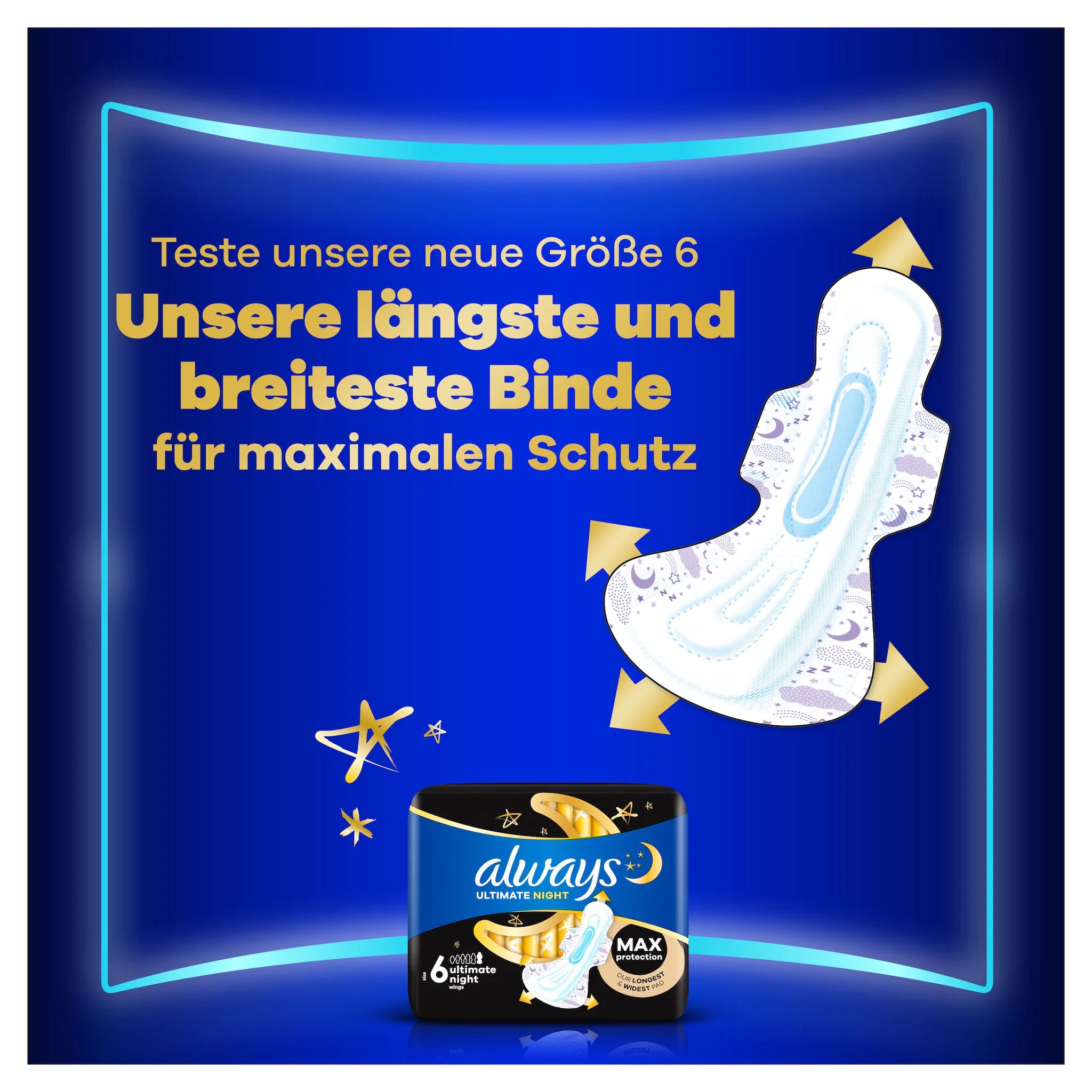 always Ultra Binde Night mit Flügeln 