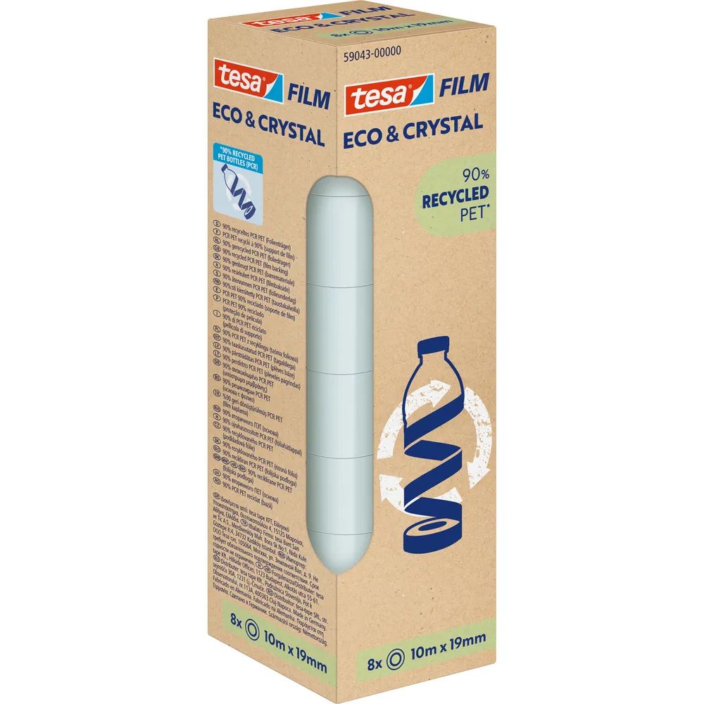 Tesa Eco & Crystal 59043-00000-00 film Eco & Crystal Transparent L x B 10 m 19