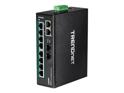 TRENDnet TI-PG102 - Switch - unmanaged - 8 x 10/100/1000 (PoE+)