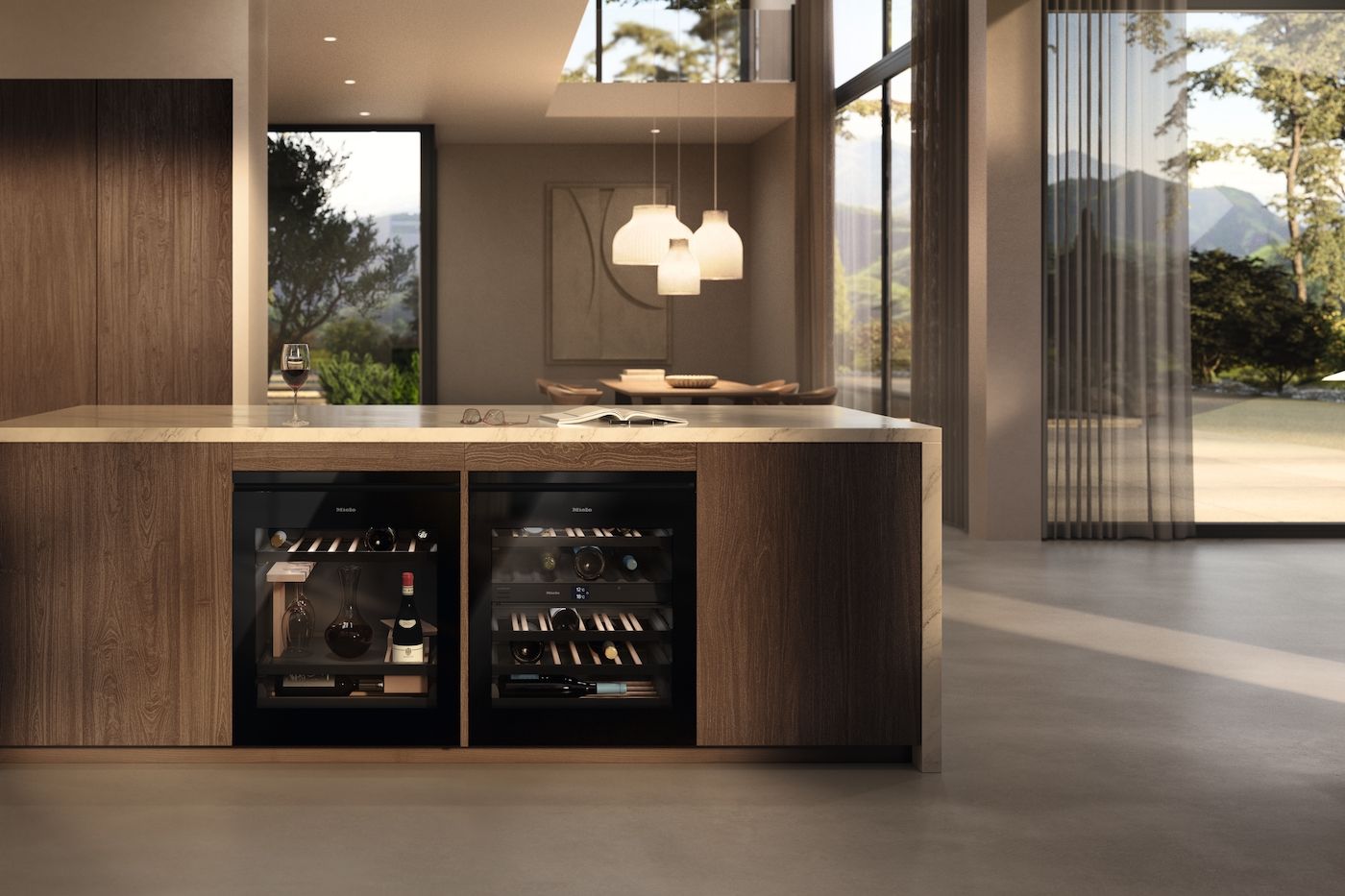 Miele KWTUS 7074 F obsw Unterbau-Weintemperierschrank