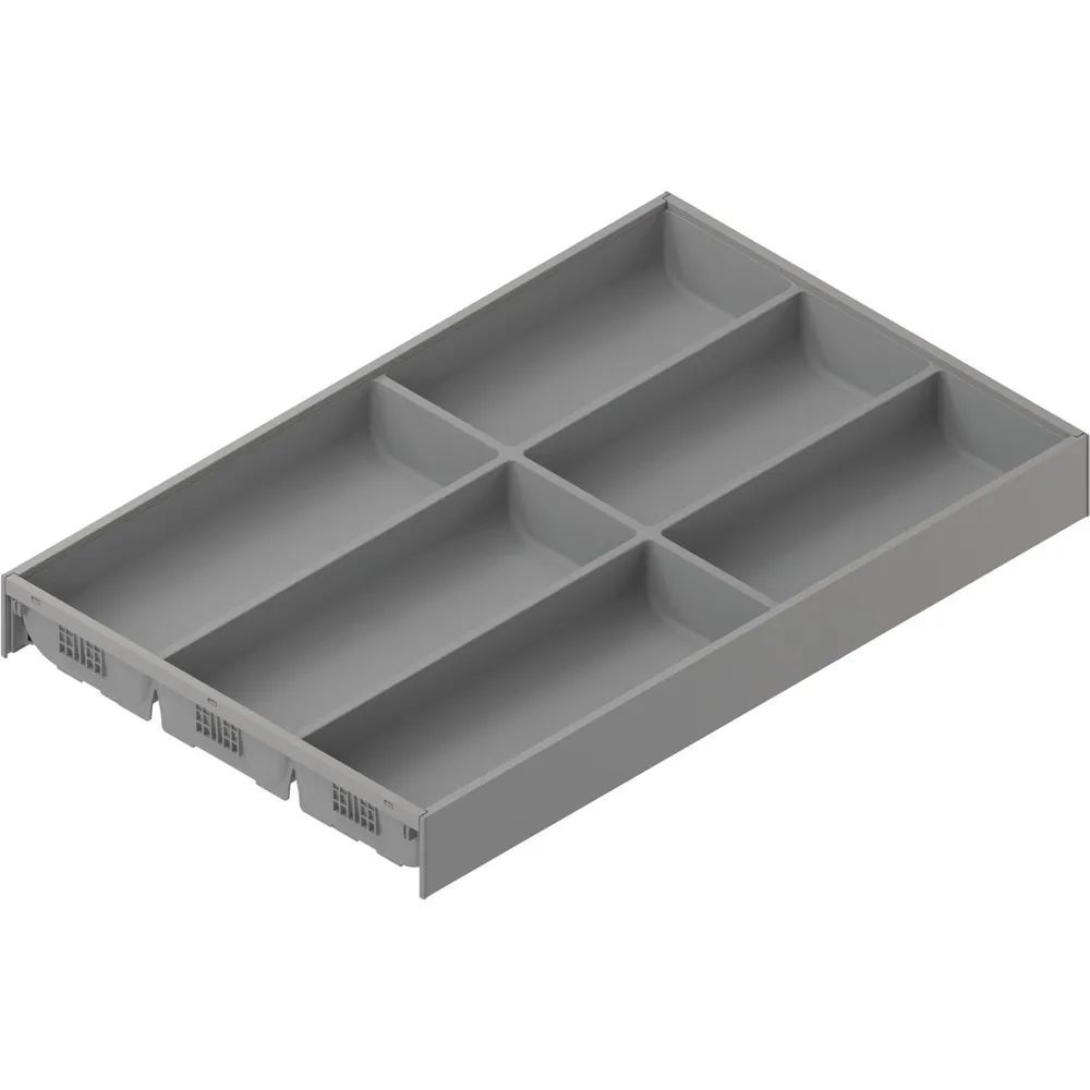 BLUM AMBIA-LINE Besteckeinsatz NL500mm,B300mm, Stahl Indiumgrau