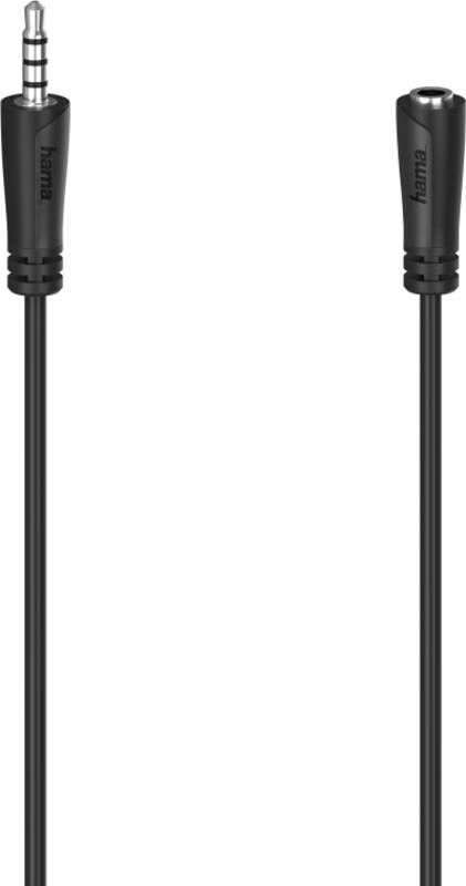 Hama 200734 Headset-Verlängerungskabel, 4pol.