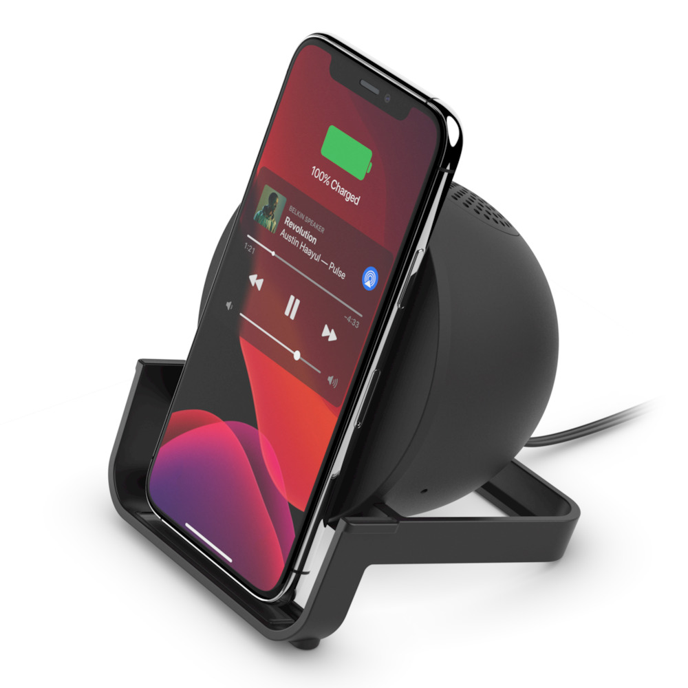 Belkin BOOSTCHARGE Ladestation & Lautsprecher 