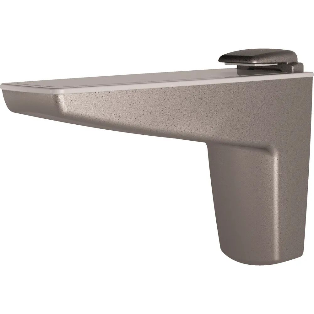 ITALIANA FERRAMENTA Tablar-Klemmträger Moon S, Stärke 4-25 mm, silber metallic